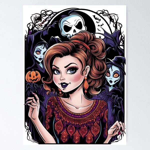 Item preview, Gothic Witch Queen - Dark Halloween designed and sold by Jacob-InkTees.