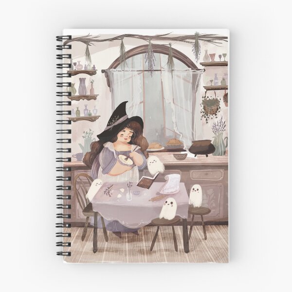 Item preview, Baking Witch Illustration  designed and sold by Artofstephmarie.