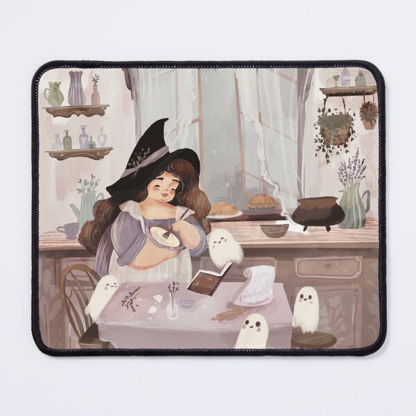 Item preview, Baking Witch Illustration  designed and sold by Artofstephmarie.