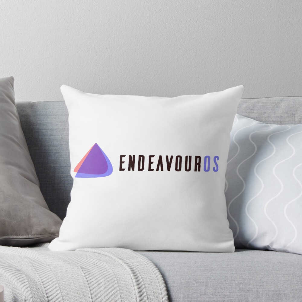 Item preview, Throw Pillow designed and sold by EndeavourOS.