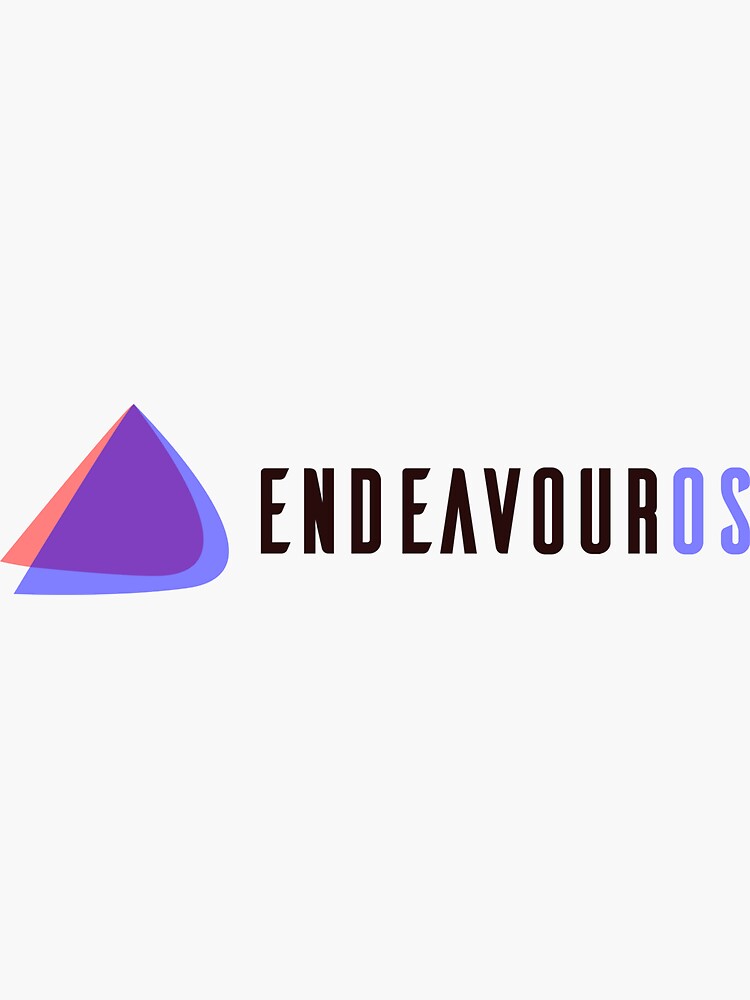Thumbnail 3 of 3, Sticker, EndeavourOS Banner designed and sold by EndeavourOS.