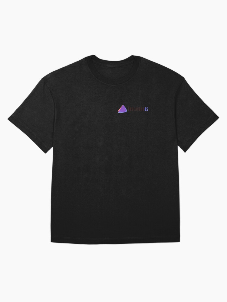 Thumbnail 3 of 7, Oversized T-Shirt, EndeavourOS Banner designed and sold by EndeavourOS.