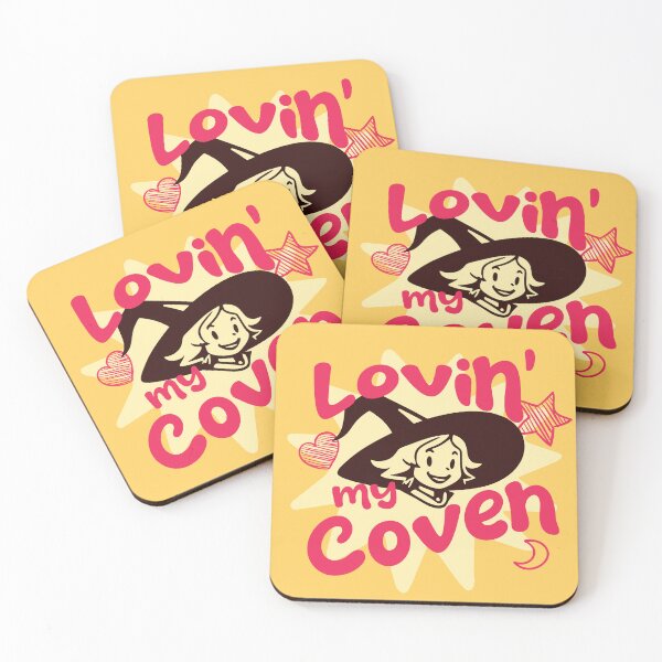 Item preview, Cartoon Witch Witches Coven Lovin My Coven Funny Witchy Vibes designed and sold by chrisrivait.