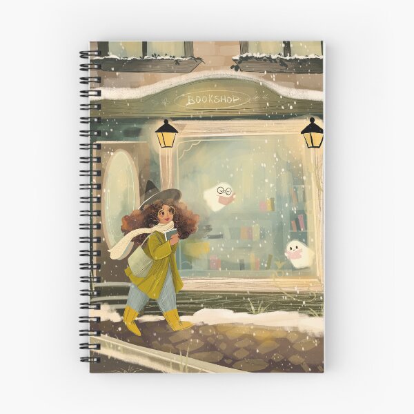 Item preview, Snowy Bookshop Ghosts designed and sold by Artofstephmarie.