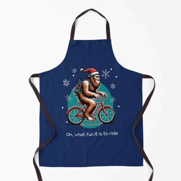 Item preview, Oh What Fun It Is to Ride Biking Christmas Bigfoot designed and sold by quiggleton.