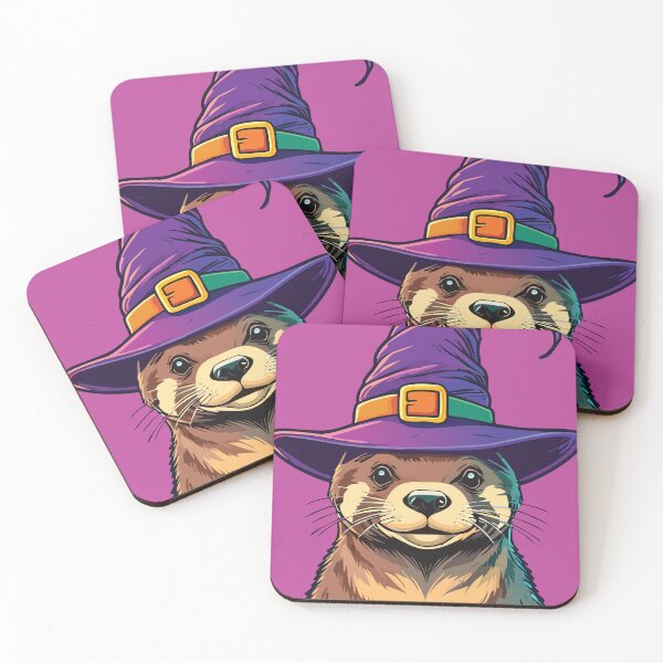 Item preview, Pop Art Sea Otter In A Witch Hat designed and sold by CosioInc.