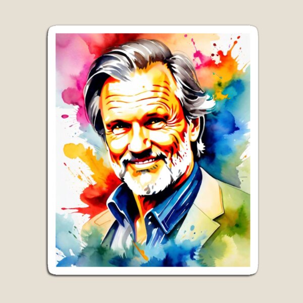 Aperçu de l'œuvre art de Kris Kristofferson / T-shirt Kris Kristofferson créée et vendue par kayadrawingart.