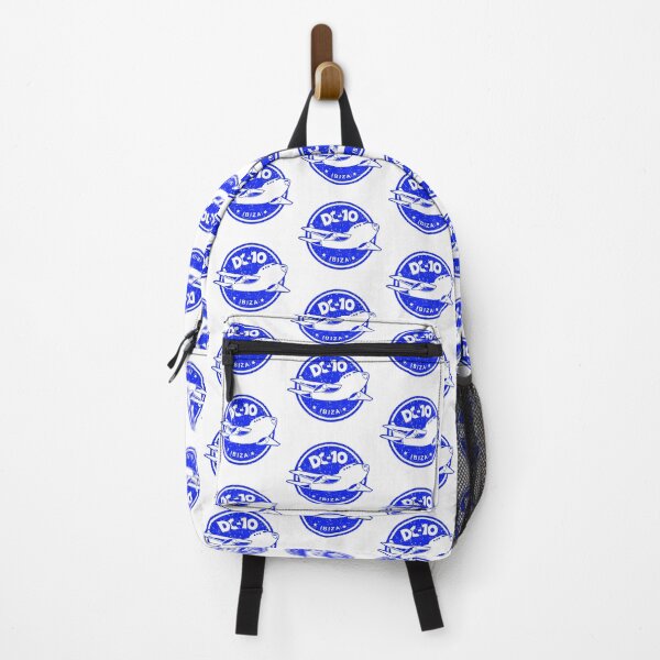 Item preview, DC10 Bar Club IBIZA: MODEL 36 vintage blue grunge white background (original HD DESIGN) designed and sold by LA FRENCH TOUCH.