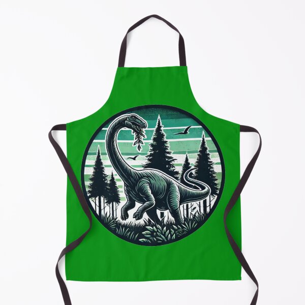 Item preview, Diplodocus dinosaur in its habitat designed and sold by JonelleTshirts.