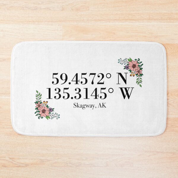 Item preview, Skagway, AK Coordinates designed and sold by mynameisliana.