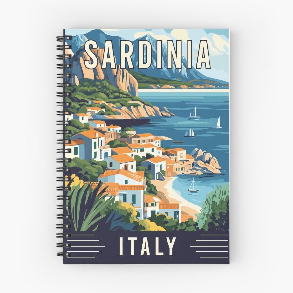 Item preview, Discover the Coastal Paradise of Sardinia in Italy - Travel Art designed and sold by turtlestart.