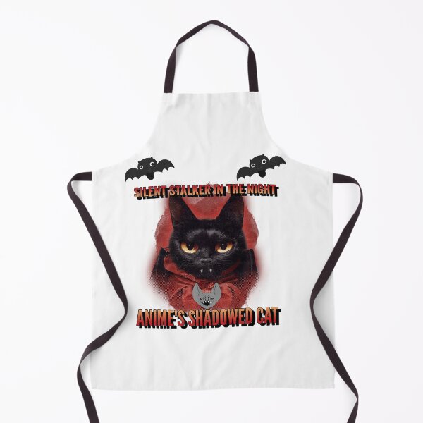 Item preview, "Silent Stalker in the Night: Anime's Shadowed Cat" designed and sold by Pansies1.
