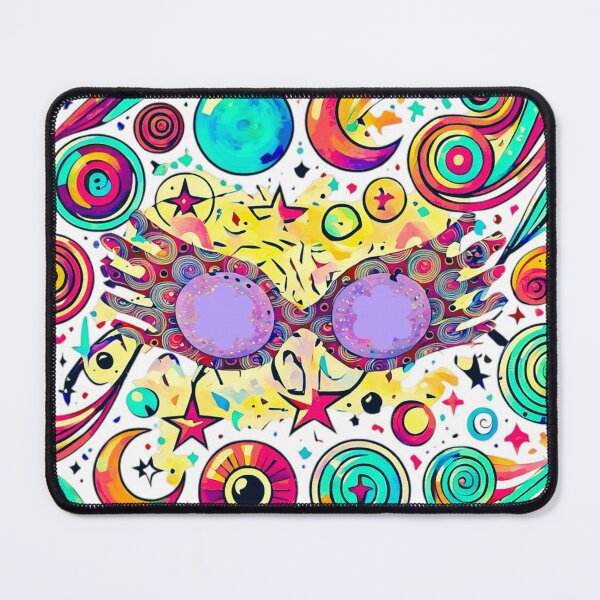 Item preview, LUNAS GLASSES COLORFUL WHIMSICAL MAGICAL BACKGROUND designed and sold by Arts4U.