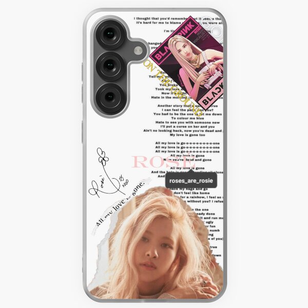 BLACKPINK ロゼ iPhone16Plus RED ケース BLACKPINK ROSE Rosie Phone Case iPhone 15 16 series, Galaxy