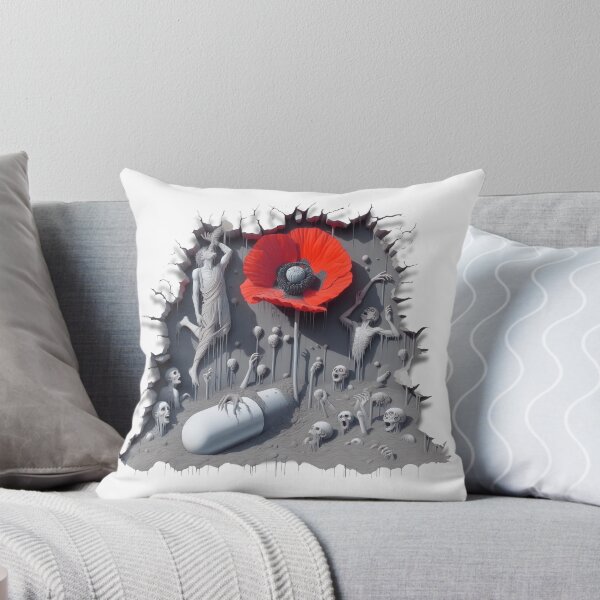 Item preview, Addiction Horror - Opium Poppy, Opiate Drugs, Scream Bible Devil Scene designed and sold by SomniferumWars.
