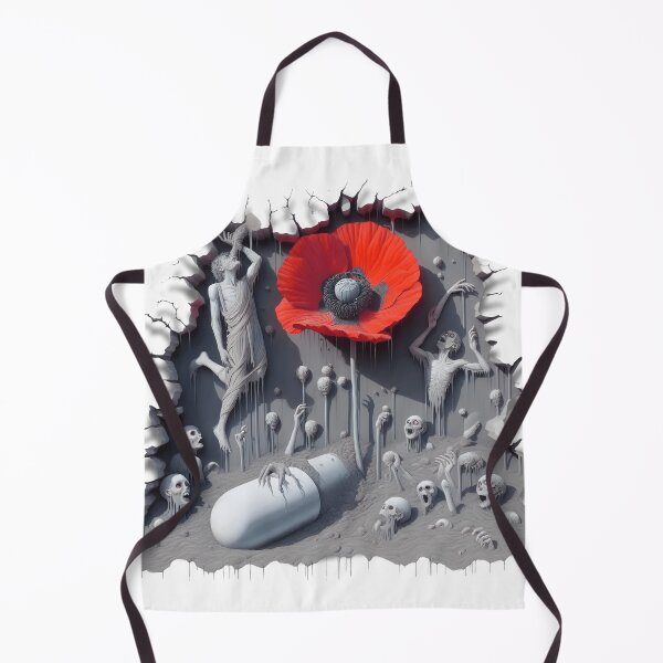 Item preview, Addiction Horror - Opium Poppy, Opiate Drugs, Scream Bible Devil Scene designed and sold by SomniferumWars.