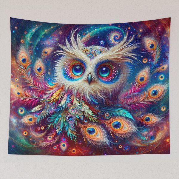 Item preview, Colorful Baby Owl designed and sold by Paul Morse.