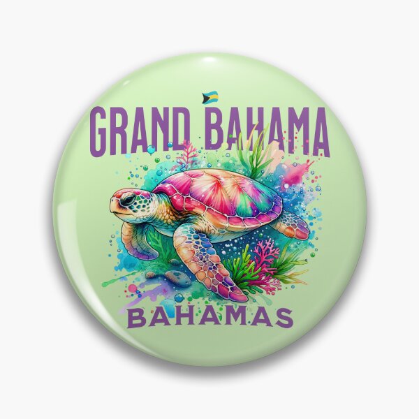 Artikelvorschau, Bahamas-Souvenirgeschenk: Grand Bahama Bahamas Meeresschildkröte entworfen und verkauft von shoptshirtswag.