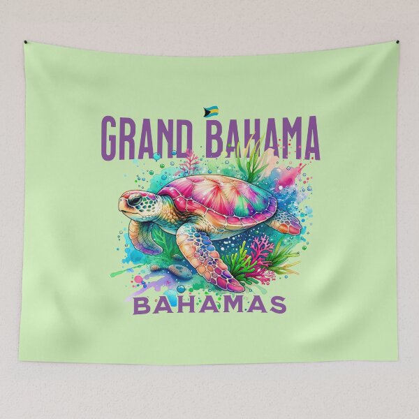 Item preview, Bahamas Souvenir Gift : Grand Bahama Bahamas Sea Turtle designed and sold by shoptshirtswag.