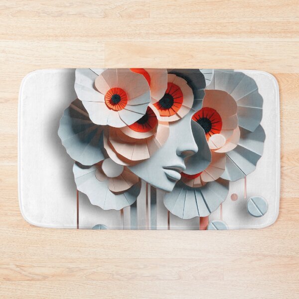 Item preview, Addiction Horror - Opium Poppy, Opiate Drugs Woman Flower Face designed and sold by SomniferumWars.