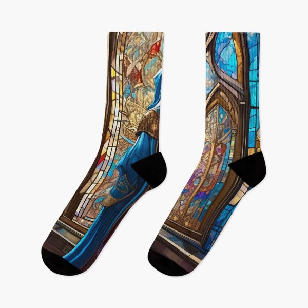 Item preview, Stained Glass Wizard - Surreal Fantasy Art concept designed and sold by Delerat7.