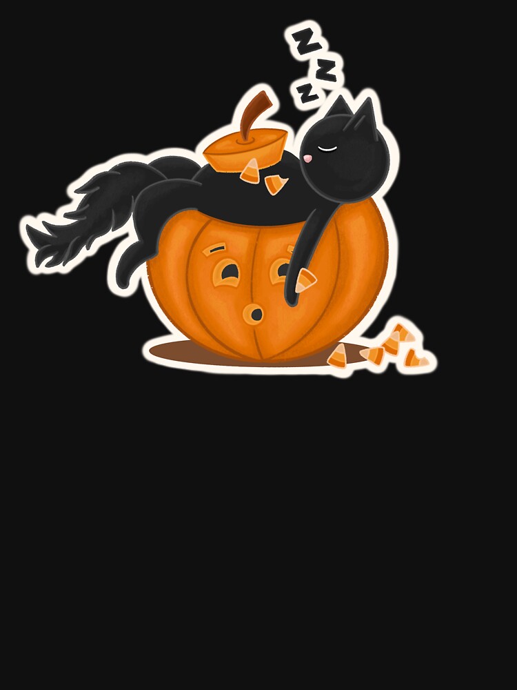 Thumbnail 7 of 7, Classic T-Shirt, Candy Corn Coma designed and sold by rinalynnedotcom.