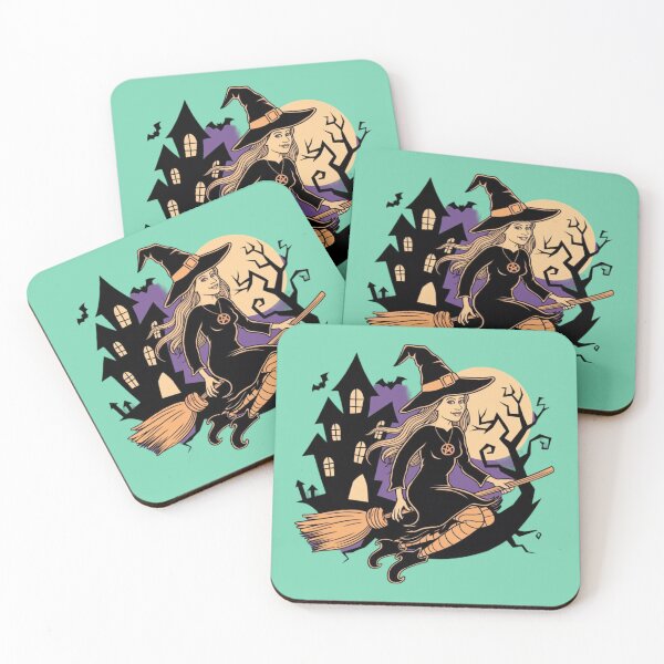 Item preview, Quad Witchy Halloween designed and sold by BCD BRANDS.