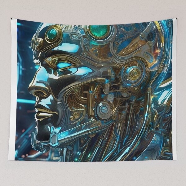 Item preview, Chrome Cyborg - Sci Fi Art concept designed and sold by Delerat7.