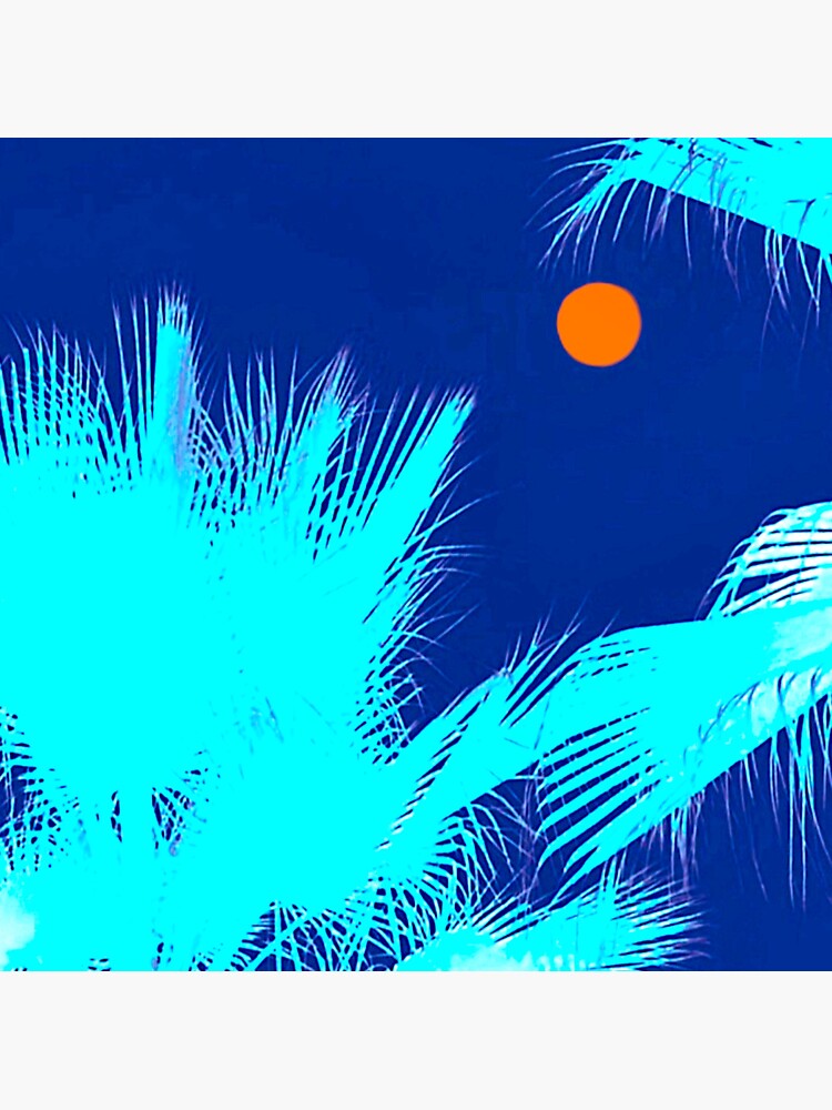 Thumbnail 3 of 3, Sticker, The Southern California Sun designed and sold by 1SadBlackSheep.