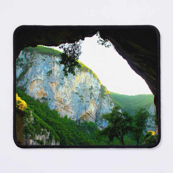 Item preview, Scene from the cave near Eremo di Santa Maria Infra Saxa designed and sold by Kristina Drozd.