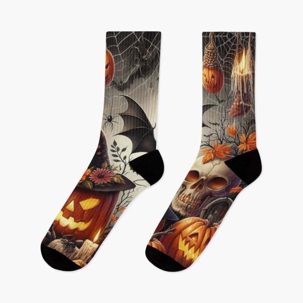 Item preview, playful spooky halloween pattern designed and sold by Yas_oma.