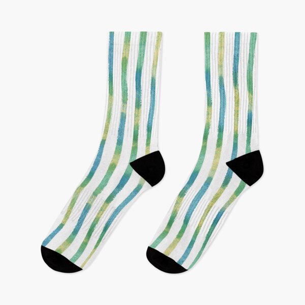 Item preview, Watercolour stripes in blue and yellow designed and sold by PP-Patterns.
