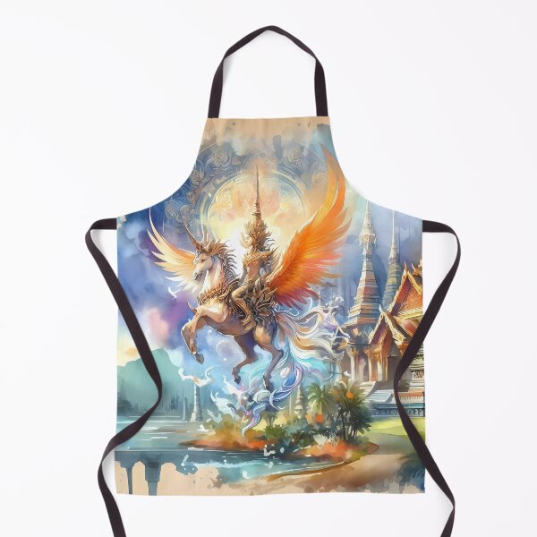 Item preview, Winged Pegasus Rider Before a Majestic Temple designed and sold by Vitalka-uk.