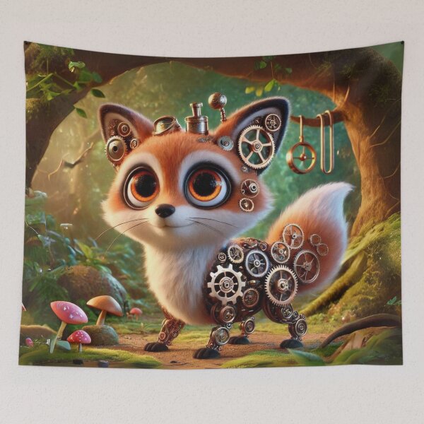 Item preview, Steampunk Darwin’s Fox designed and sold by Sillytoe.