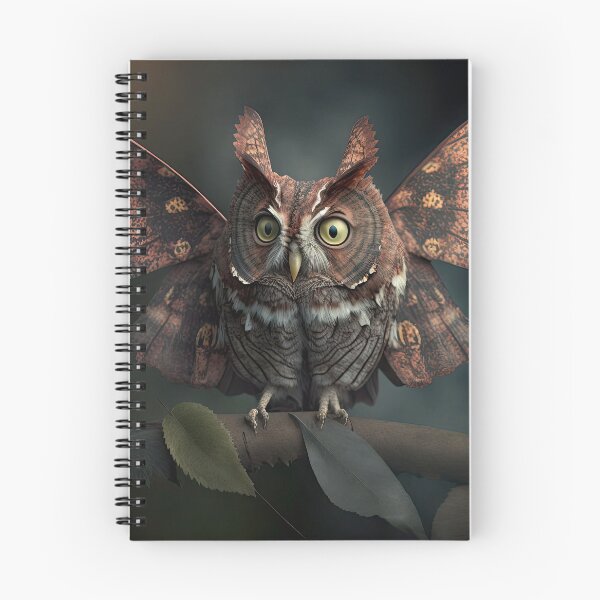 Item preview, Red Morph Screech Moth designed and sold by locustgirl.