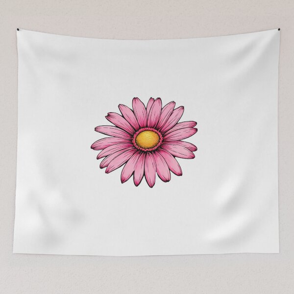 Item preview, PINK RETRO DAISY FLOWER  designed and sold by Arts4U.
