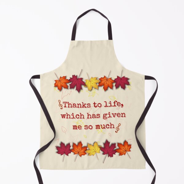 Item preview, Thanks to life, which has given me so much. Design inspired by Violeta Parra’s song, for Thanksgiving designed and sold by FreeSoulLab.