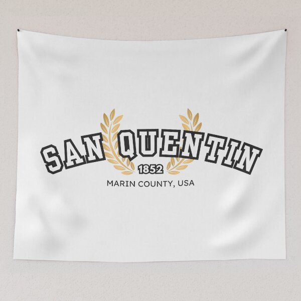 Item preview, San Quentin Prison University, White and Black designed and sold by UNK-Fatigues.