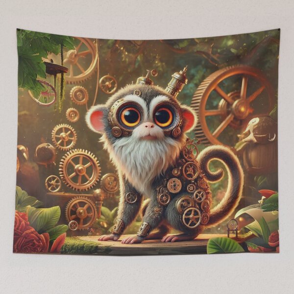 Item preview, Steampunk De Brazza’s Monkey designed and sold by Sillytoe.