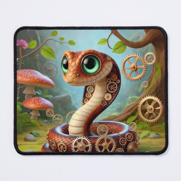 Item preview, Steampunk De Kay’s Brown Snake designed and sold by Sillytoe.