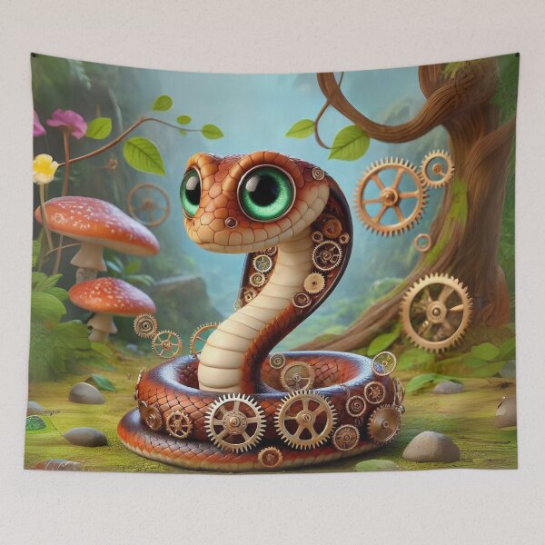 Item preview, Steampunk De Kay’s Brown Snake designed and sold by Sillytoe.