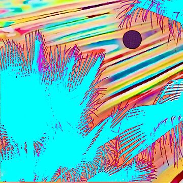 Artwork thumbnail, The SoCal Sun in a Rainbow Sky by 1SadBlackSheep