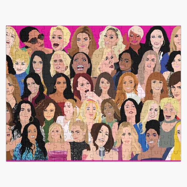 Vista previa del artículo con la obra «Montaje de amas de casa reales (RHONY, RHOBH, RHOA, RHONJ, RHOP, RHOC, RHOSLC, RHOD, VPR)», diseñado y vendido por TheBoyHeroine.