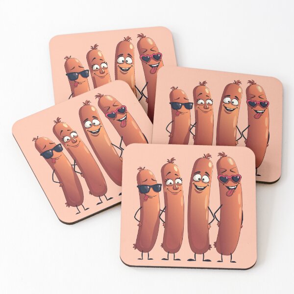 Item preview, Happy Sausage Friends for Men Women Food Sausage Lover -  designed and sold by PurpleLoveStore.