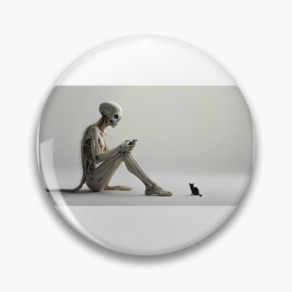 Item preview, An alien  skull with cat use the mobile designed and sold by Designfs.