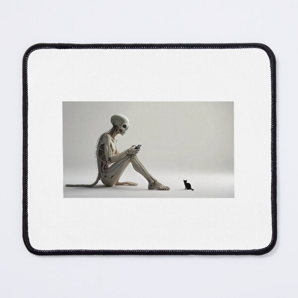 Item preview, An alien  skull with cat use the mobile designed and sold by Designfs.