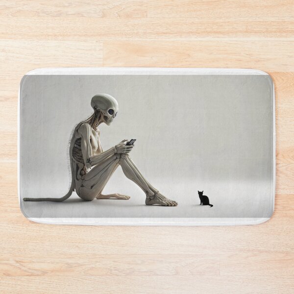 Item preview, An alien  skull with cat use the mobile designed and sold by Designfs.
