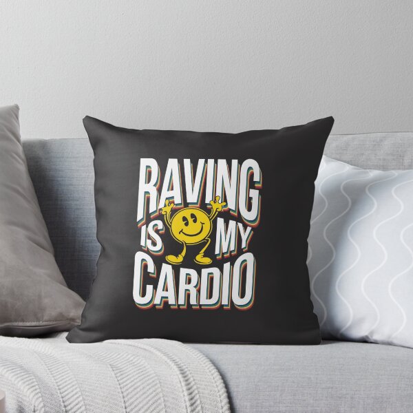 Item preview, Dancing Acid House Smiley: Raving is My Cardio! designed and sold by paulo silveira.