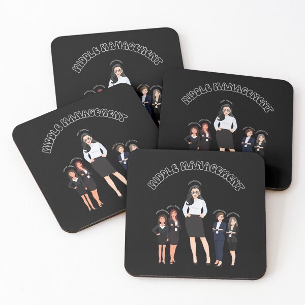 Item preview, Middle Management - Funny Women In Business Design designed and sold by signshirtz.