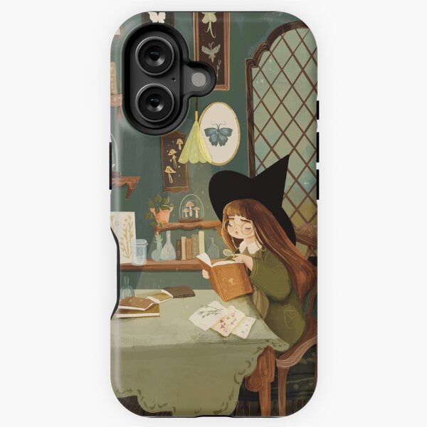 Vista previa del artículo con la obra «Ilustración de la bruja coleccionista», diseñado y vendido por Artofstephmarie.